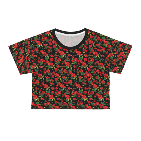 KushNRosesCrop Tee