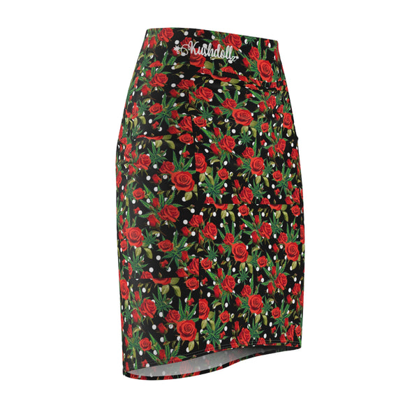 Kush n roses Pencil Skirt