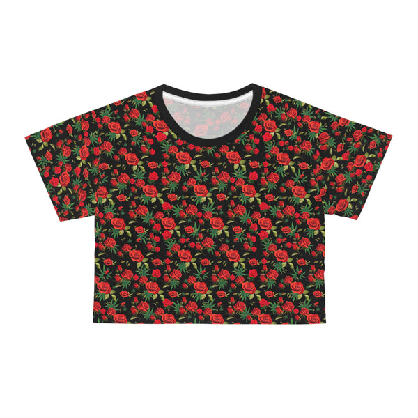 KushNRosesCrop Tee