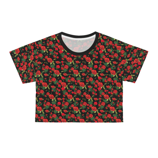 KushNRosesCrop Tee
