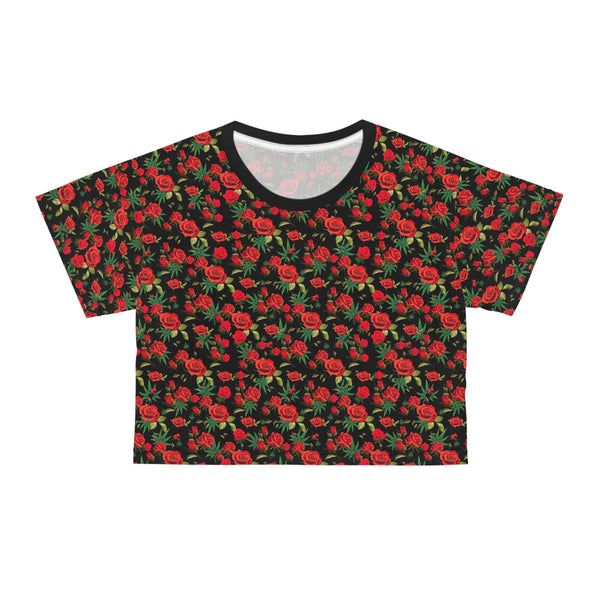 KushNRosesCrop Tee