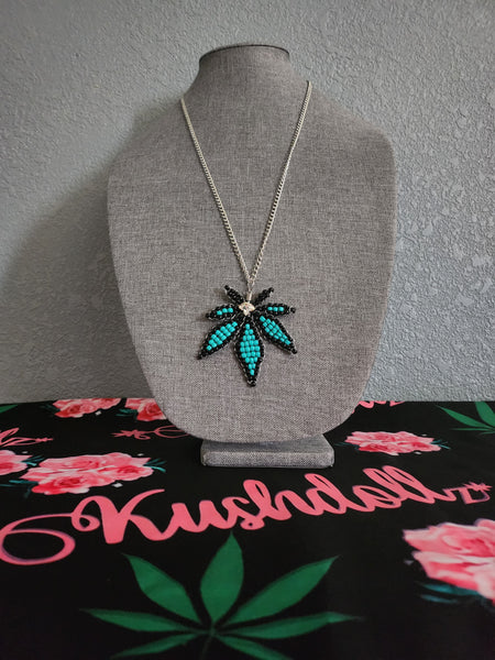 Beaded kush necklace