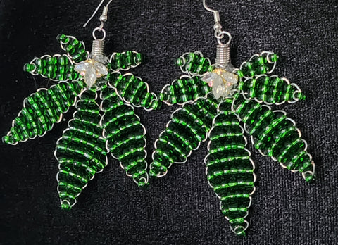 Beaded Kush earrings