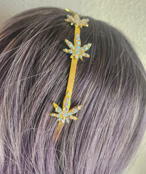 Gold kush crowns with rhinestones