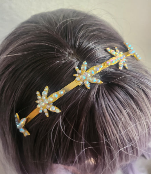 Gold kush crowns with rhinestones