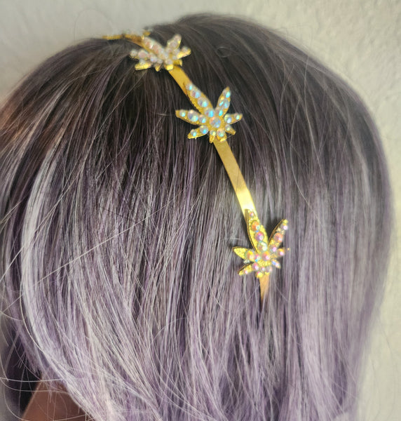 Gold kush crowns with rhinestones