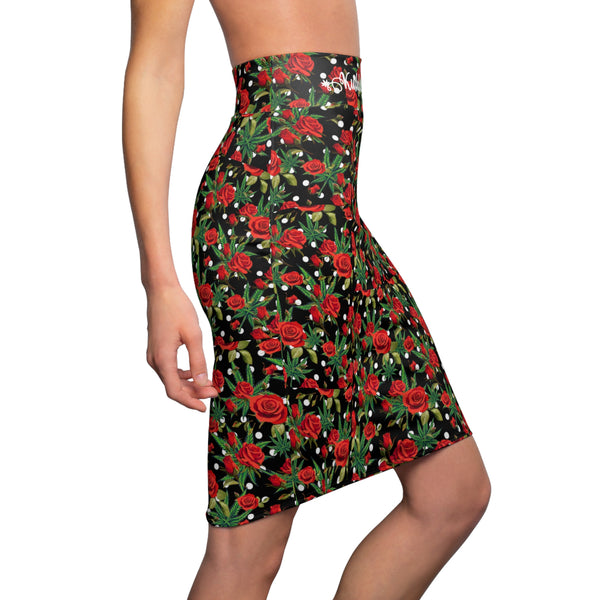 Kush n roses Pencil Skirt