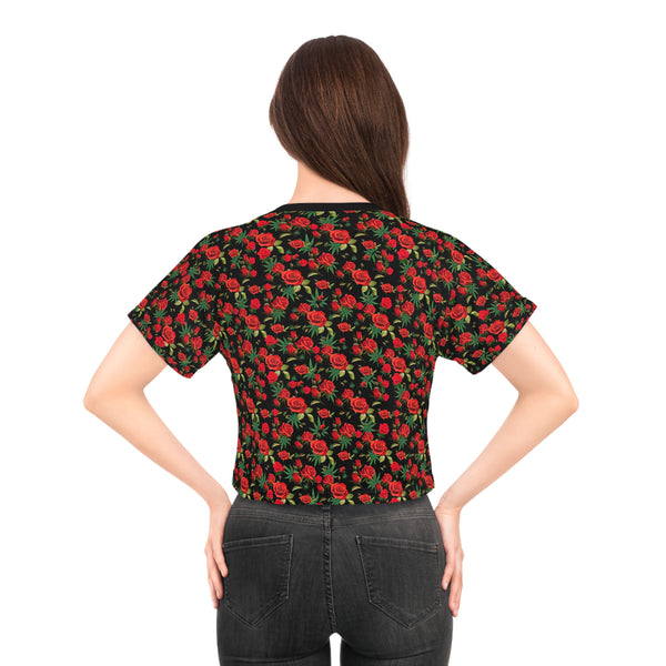 KushNRosesCrop Tee