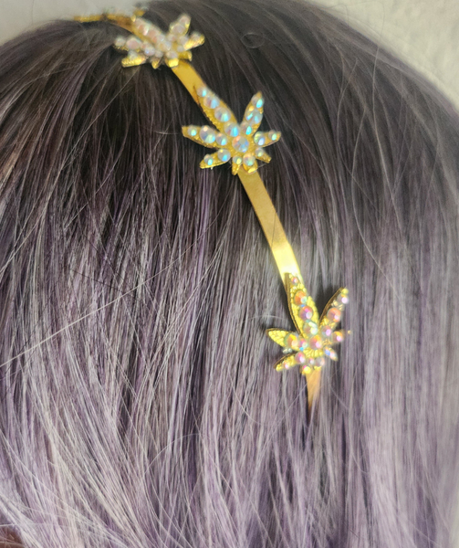 Gold kush crowns with rhinestones