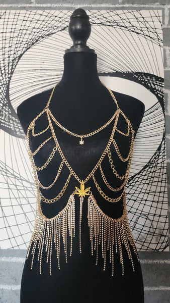 Kushed center rhinestone vest