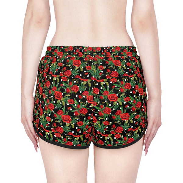 Kush and Roses relaxed-fit shorts