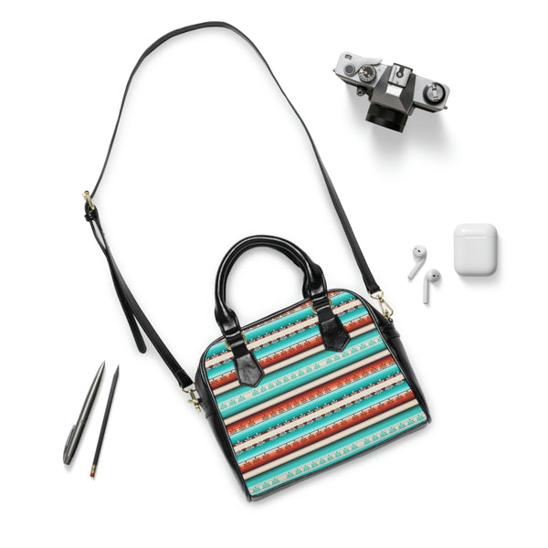 Western kush pattern Shoulder Handbag