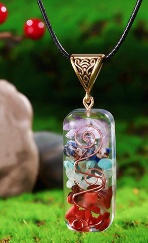 Chakra healing pendant