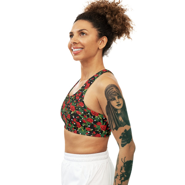 Kush n roses Sports bra
