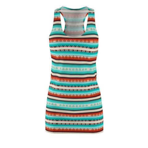 Wwstern kushed up Racerback Dress