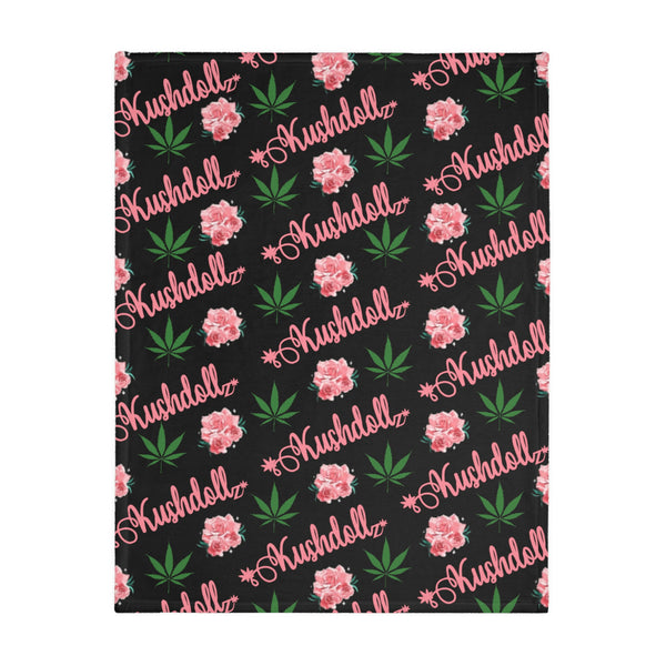 Kushdollz Velveteen Minky Blanket (Two-sided print)