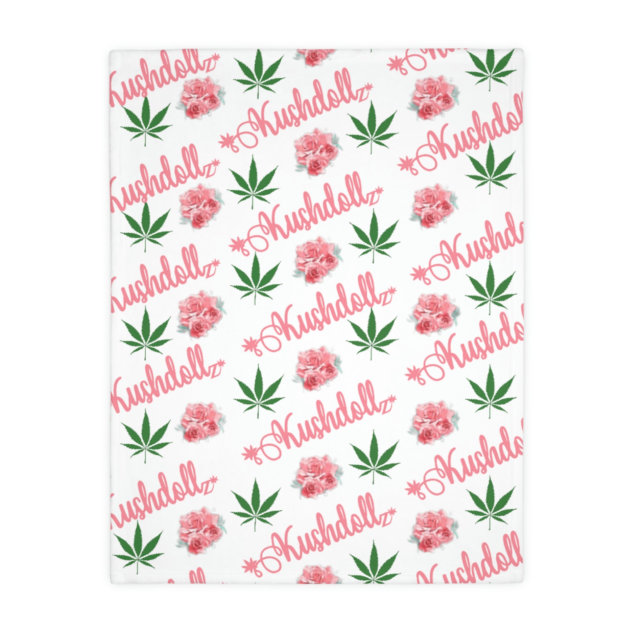 Kushdollz Velveteen Minky Blanket (Two-sided print)