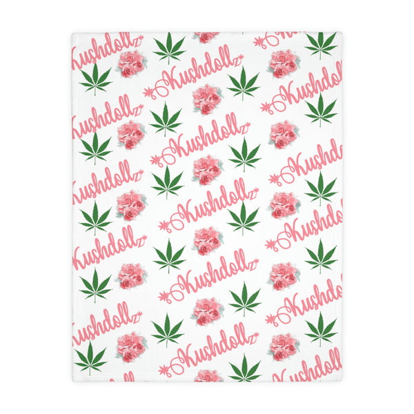 Kushdollz Velveteen Minky Blanket (Two-sided print)