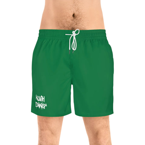 Kushdawgz Men's Mid-Length Swim Shorts