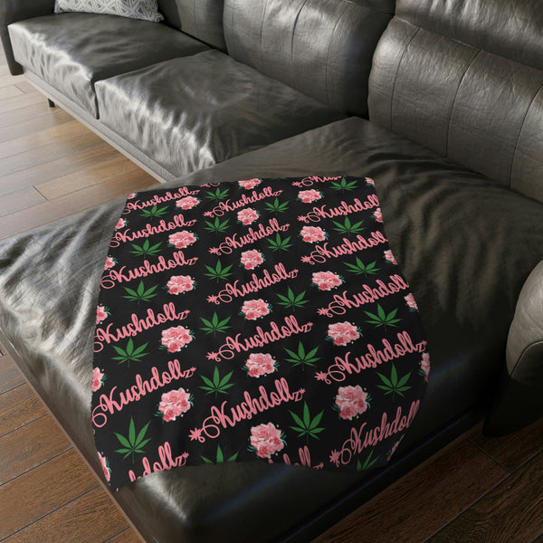 Kushdollz Velveteen Minky Blanket (Two-sided print)